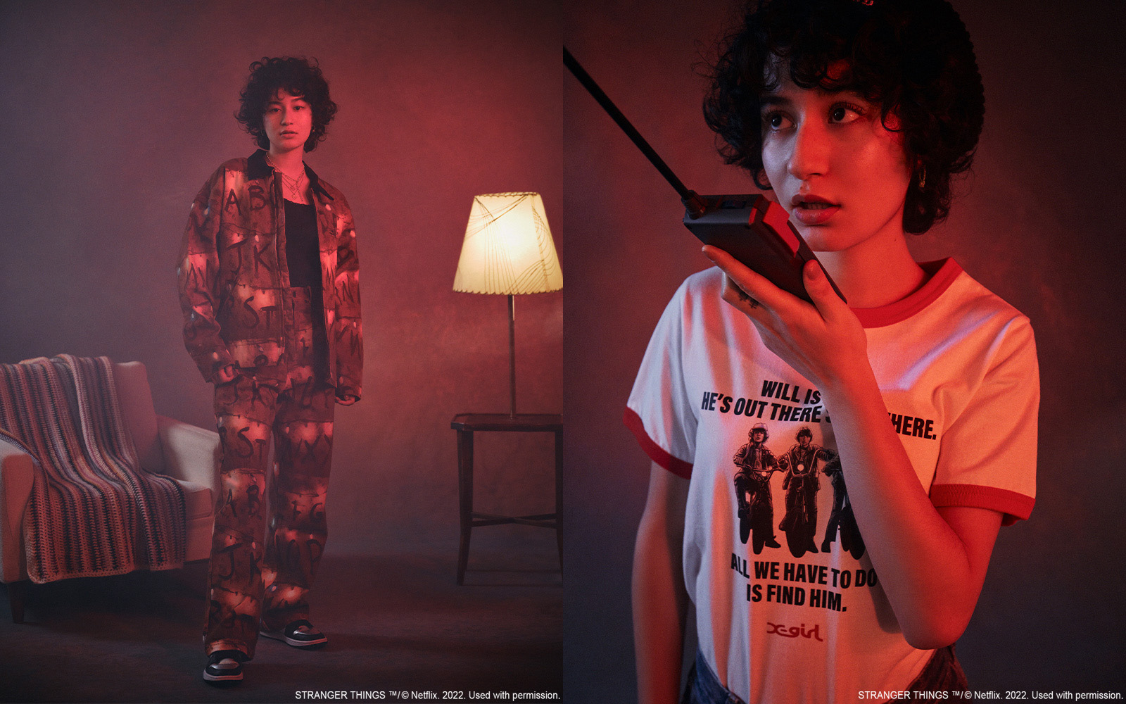 X-girl × STRANGER THINGS | NEWS | X-girl OFFICIAL SITE