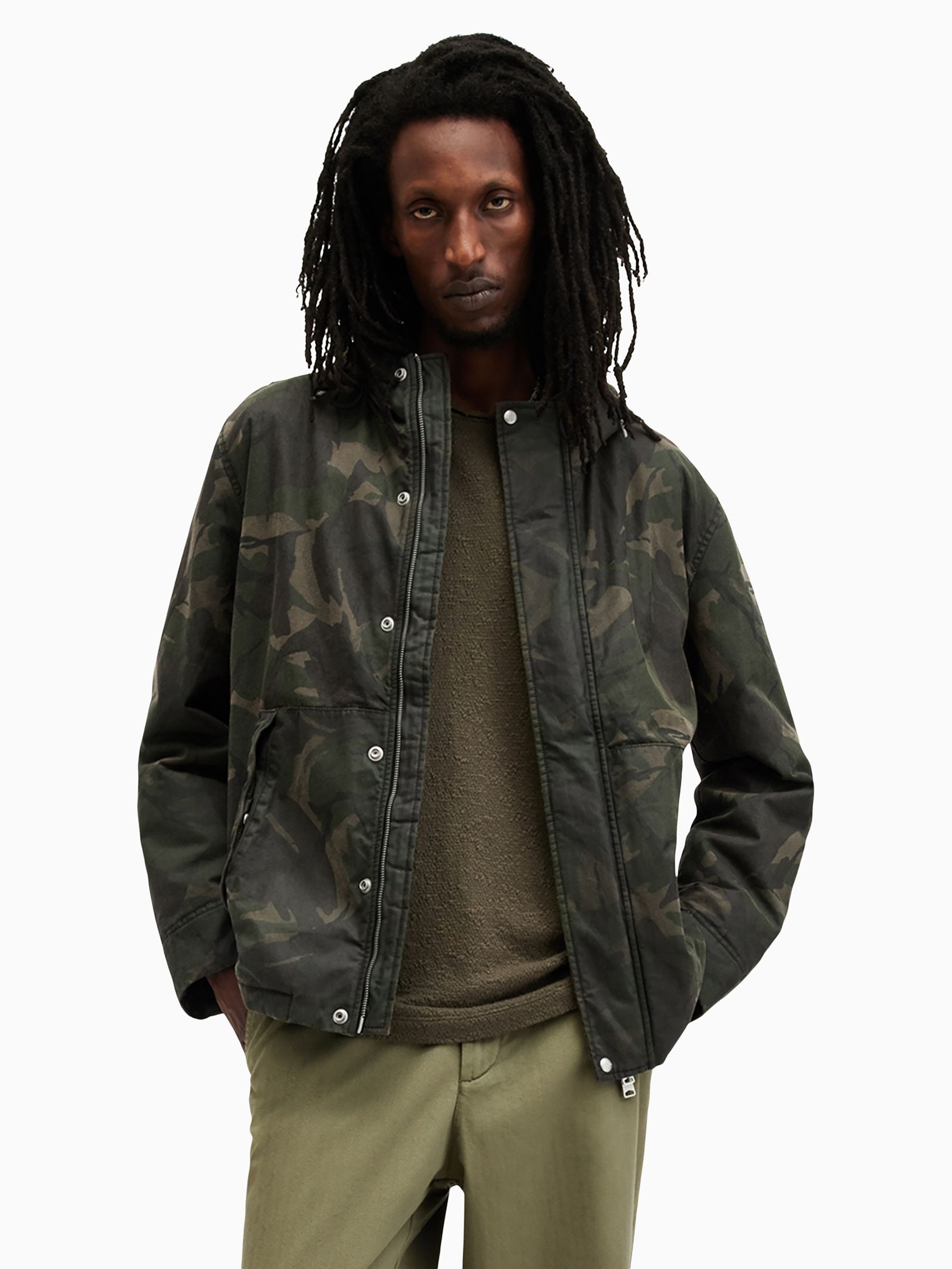 Buy AllSaints Green Atticus Jacket from Next USA