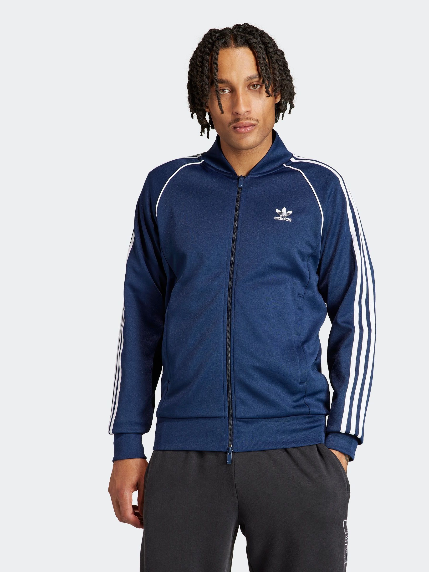 Buy adidas originals Navy Adicolor Classics Super Star Track Top