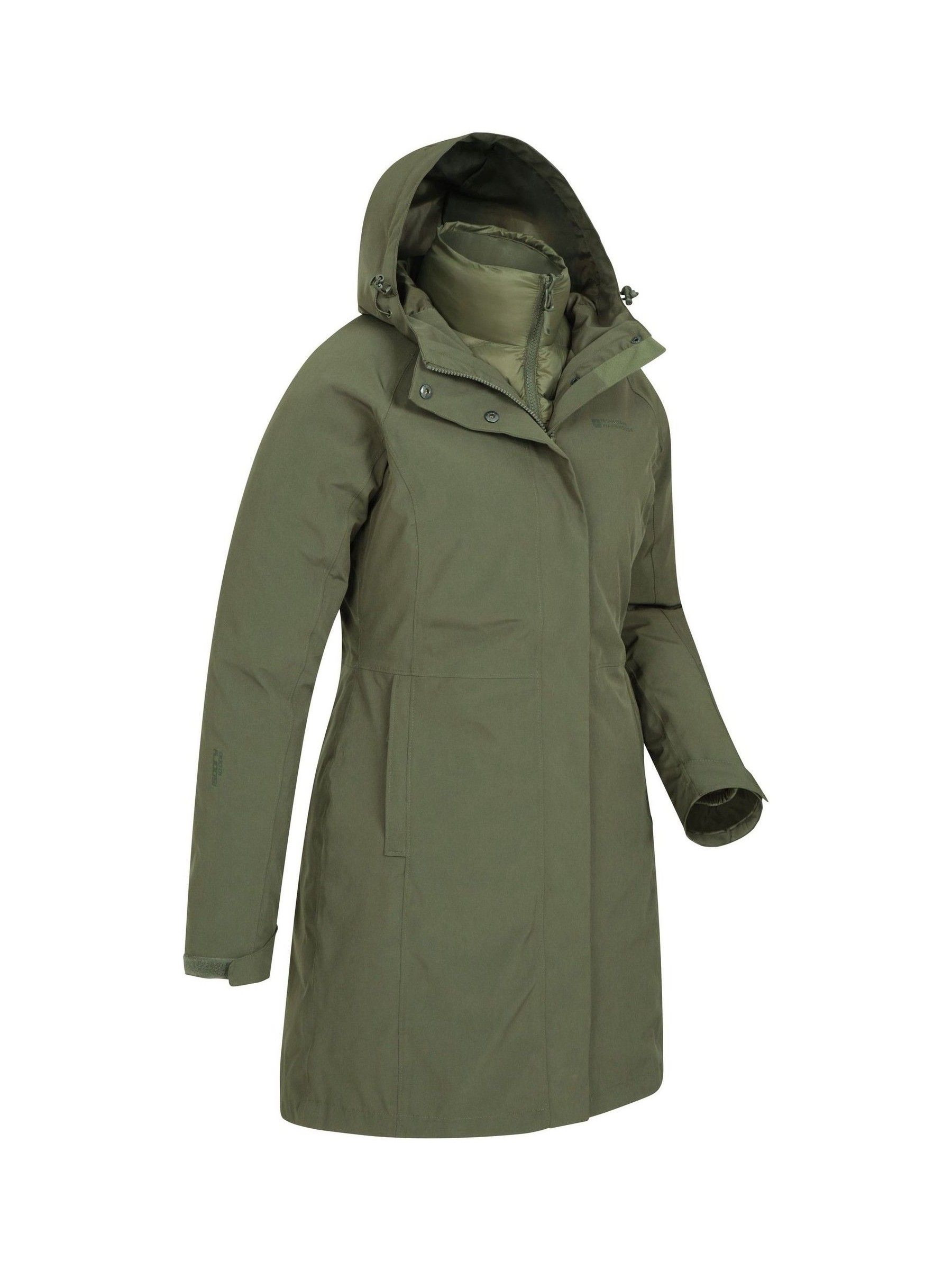 Buy Mountain Warehouse Green Womens Alaskan 3-In-1 Waterproof Long