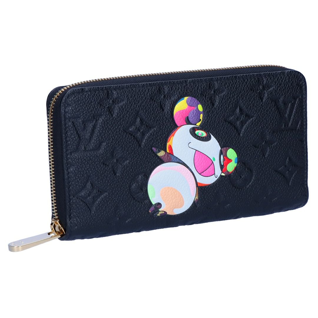 ルイヴィトン LOUIS VUITTON 村上隆 長財布 M14160 LV × TM ジッピー