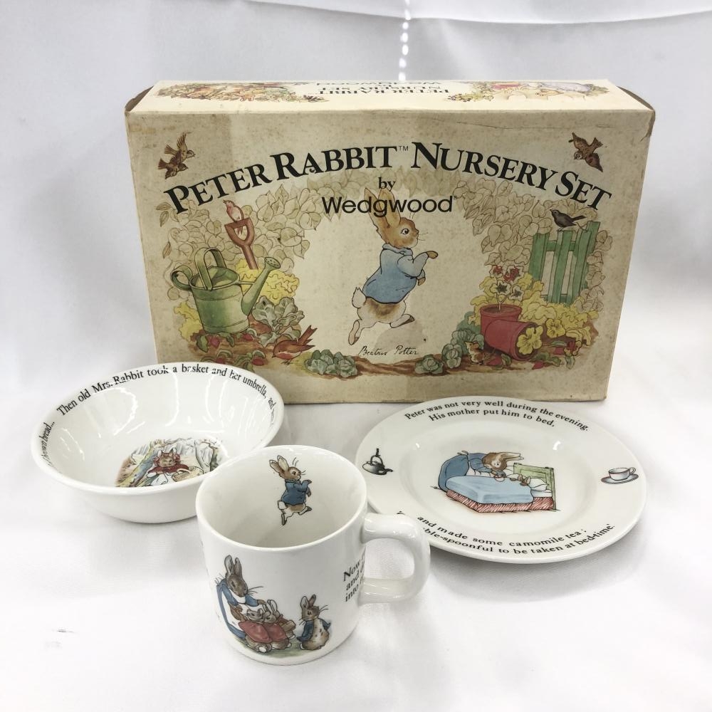 ウェッジウッド/食器セット/ピーターラビット/旧刻印/プレート・ボウル