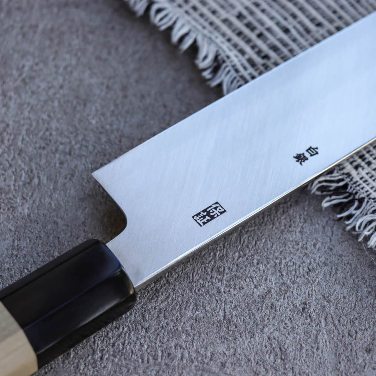 義弘作銀三本霞鐮型薄刃朴八角– yanpingknifesword