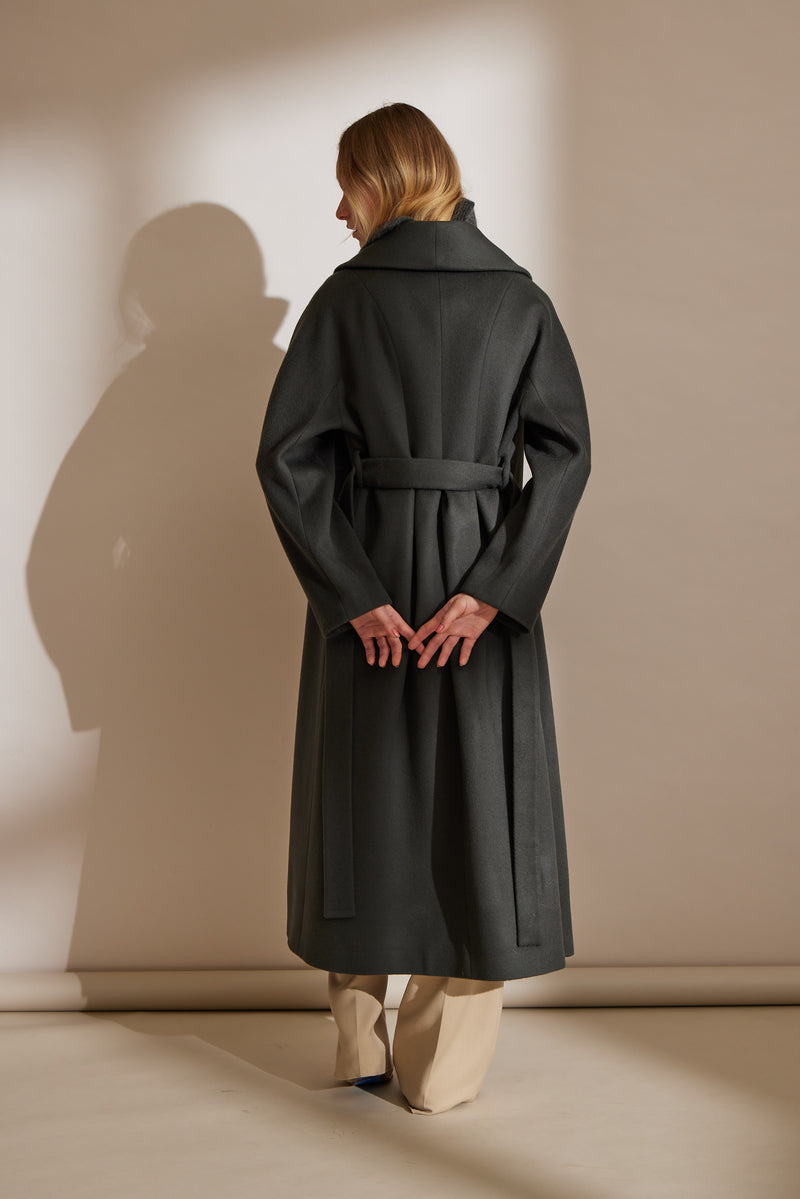 Calla Shawl Collar Coat – Yeon