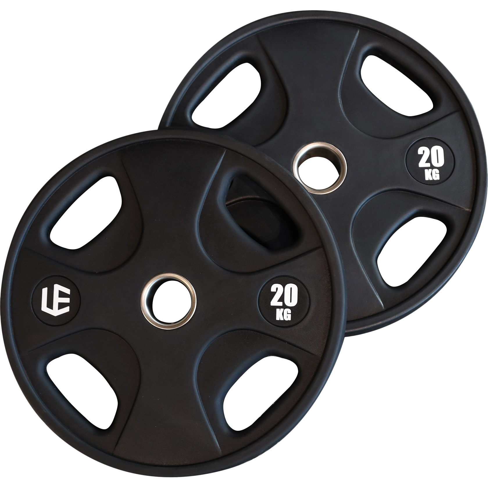 オリンピックプレート 20kg×2 穴径50mm オールラバー バーベルプレート