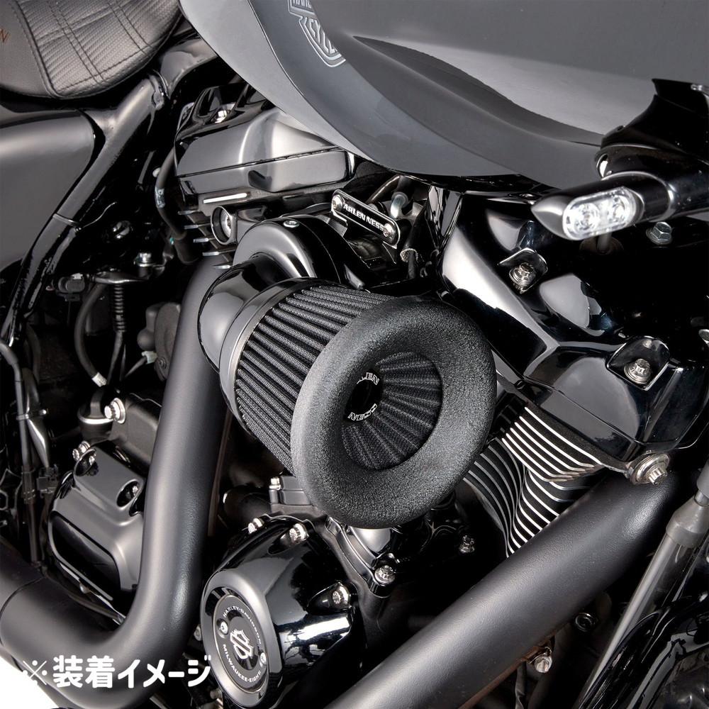 Arlen Ness エアクリーナー ブラック15spoke ハーレーツインカム Arlen