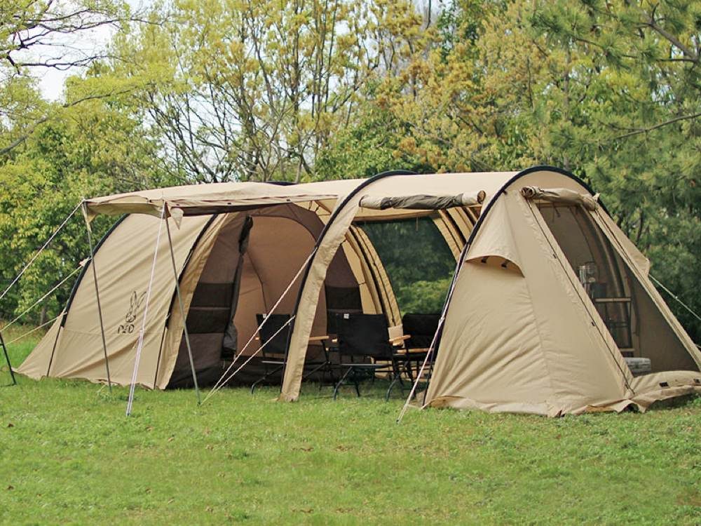 カマボコテント2 インナーテント2個付最大10名就寝可能