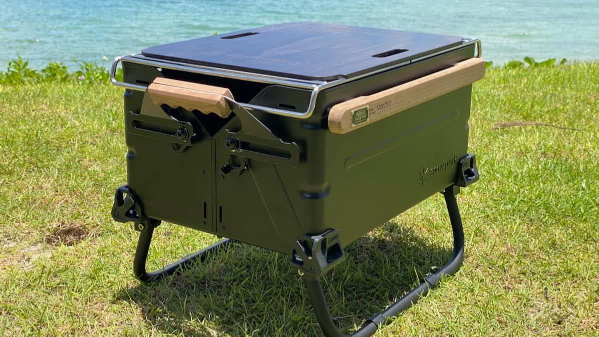 黒がカッコいい スノーピーク シェルフコンテナ25 ブラック レビュー