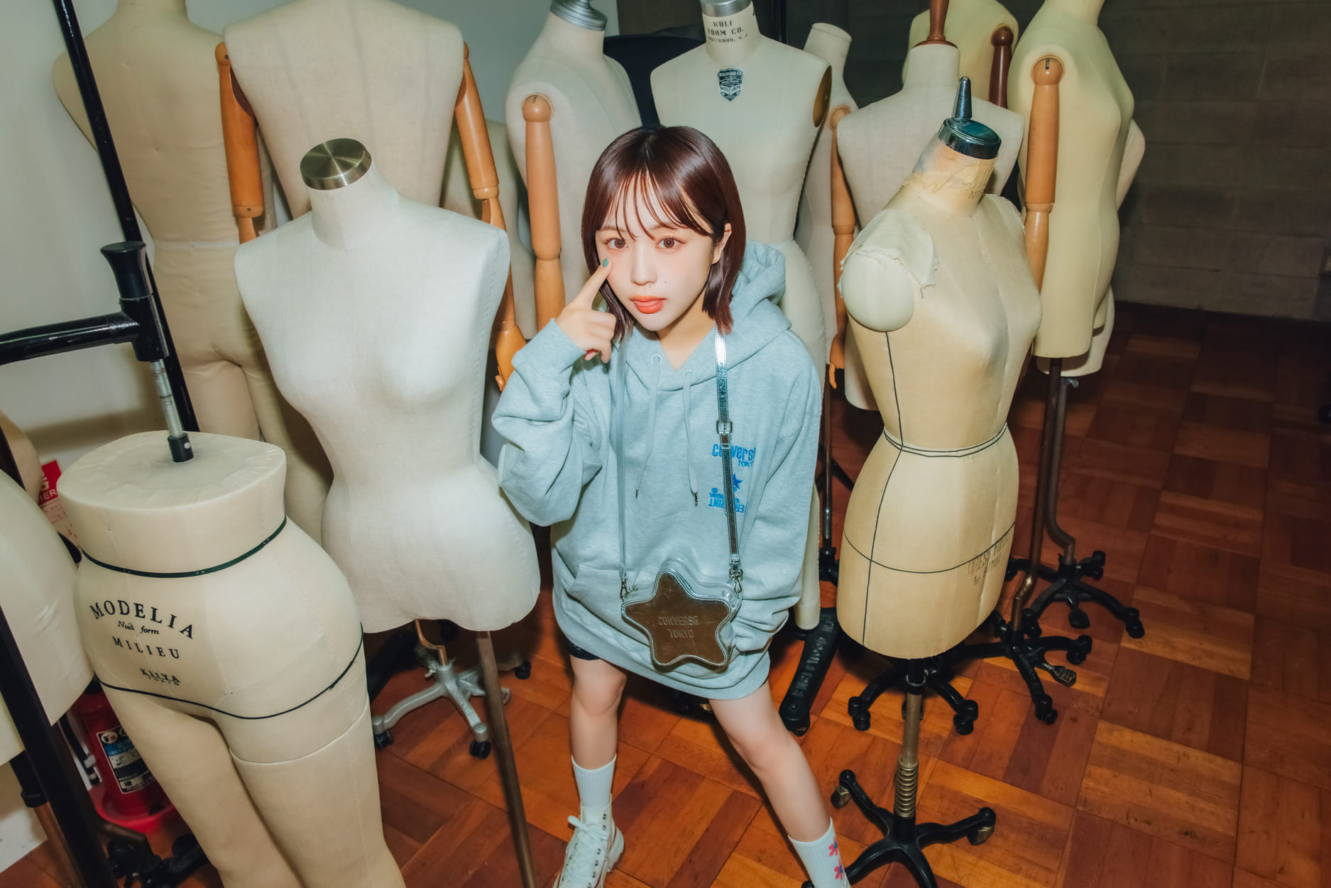 なえなの × CONVERSE TOKYO × over print【ストリートブランド