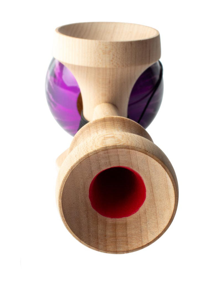 Luzumaki Lights Boost Kendama, Purple by Sweets - YoYoLoco