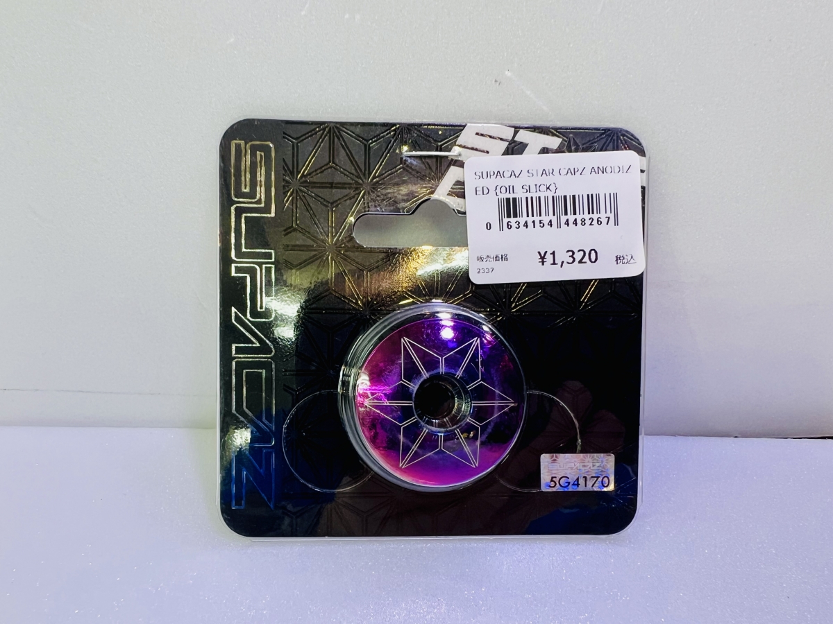 商品紹介】ユニークなトップキャップ『SUPACAZ STAR CAPZ ANODIZED