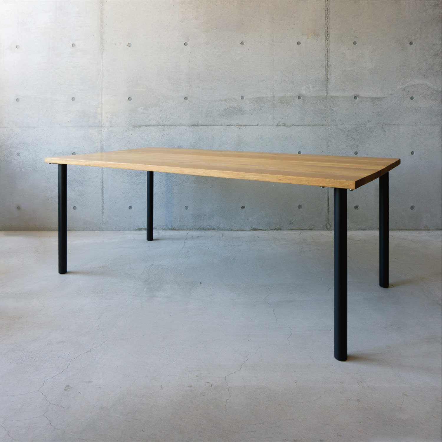 スチールレッグ ダイニングテーブル | おしゃれな無垢家具の通販【Y's