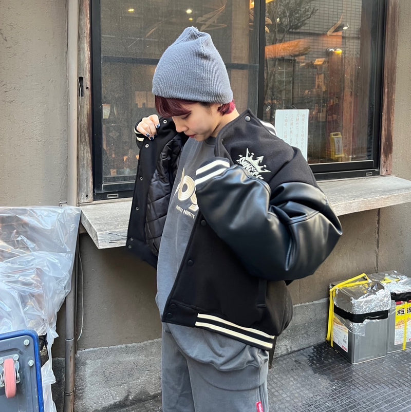 King Logo Classic Stadium Jacket – YZ