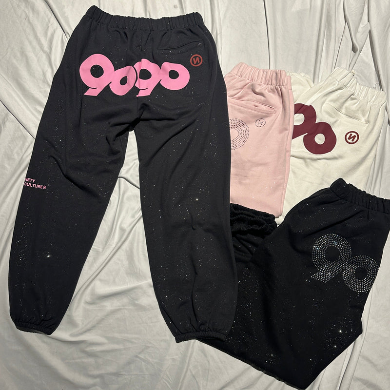 90 Logo Glitter Light Sweat Pants 【9090girl】 – YZ