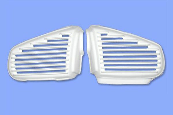 ホーク2角タンク用アルフィンカバーFRP製 | 旧車バイクカスタムパーツ