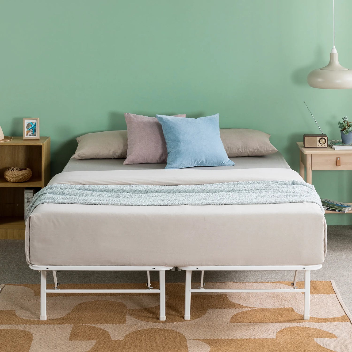 SmartBase 木製 すのこ 折りたたみパイプベッドフレーム | 【公式