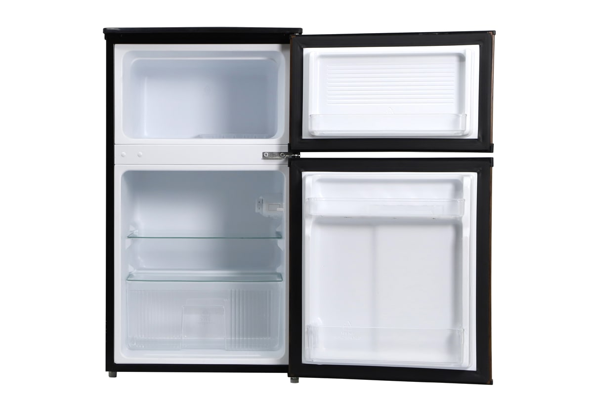 2ドア冷凍/冷蔵庫 90L 木目調(BR-90DW)｜A-Stage inc.