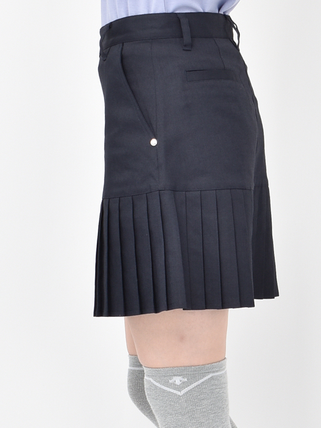 ブリーフィングゴルフ ラミープリーツスカート BRG231W54（ネイビー