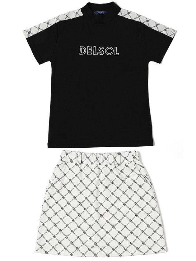 デルソルゴルフ DG柄セットアップ 7826（ベージュ） | レディース