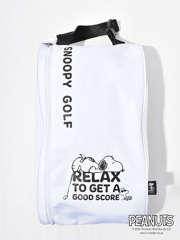 スヌーピーゴルフ シューズケース 642-4984125（ネイビー