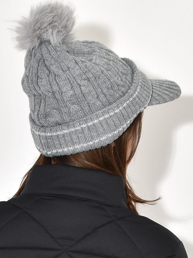 キャロウェイ ツバ付きニットキャップ C24291221 | レディースゴルフ