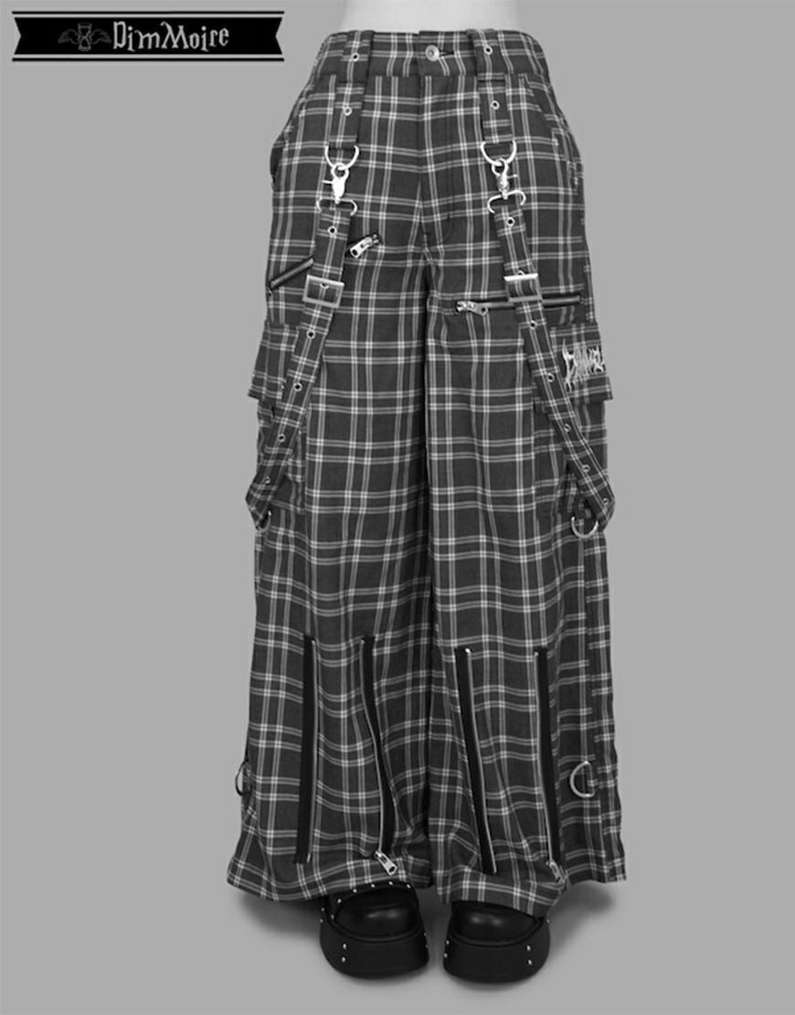 DimMoire【ディムモアール】PUNKワイドパンツ/Black