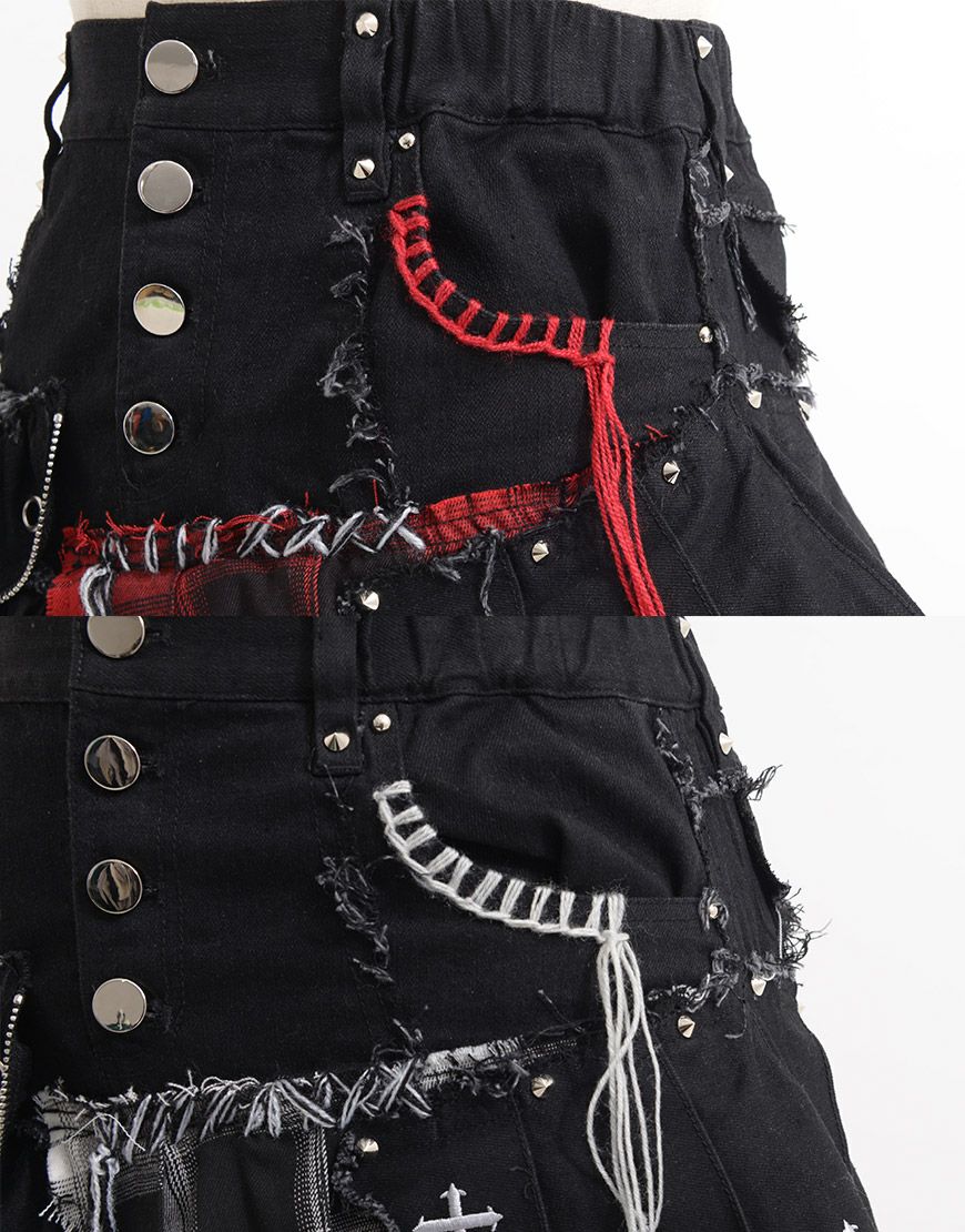 Grrr the Lipper【ガルルザリッパー】ジップスカート～崩壊～/全2色