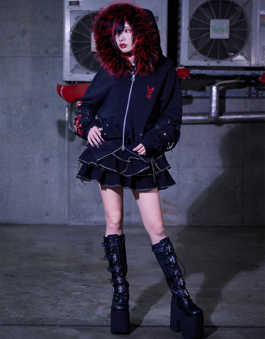 Grrr the Lipper【ガルルザリッパー】悪魔NOジップスカート/全3色