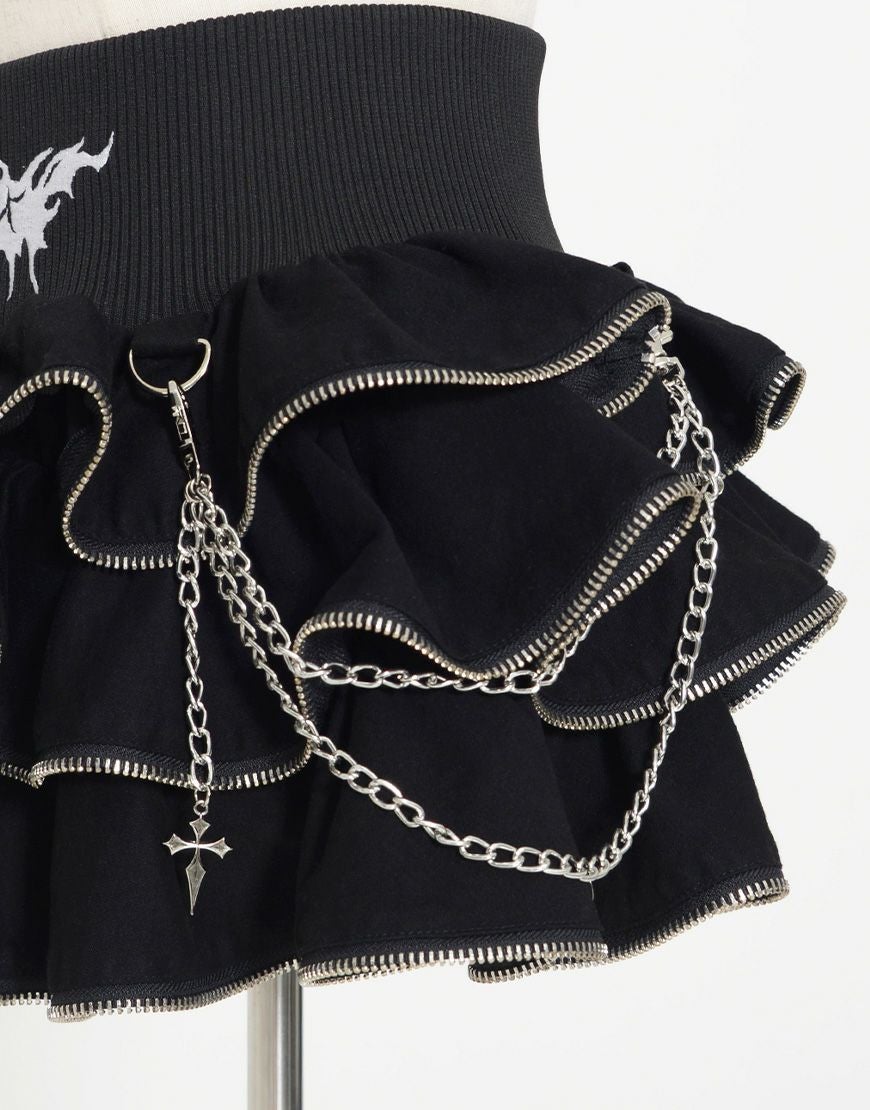 Grrr the Lipper【ガルルザリッパー】悪魔NOジップスカート/全3色