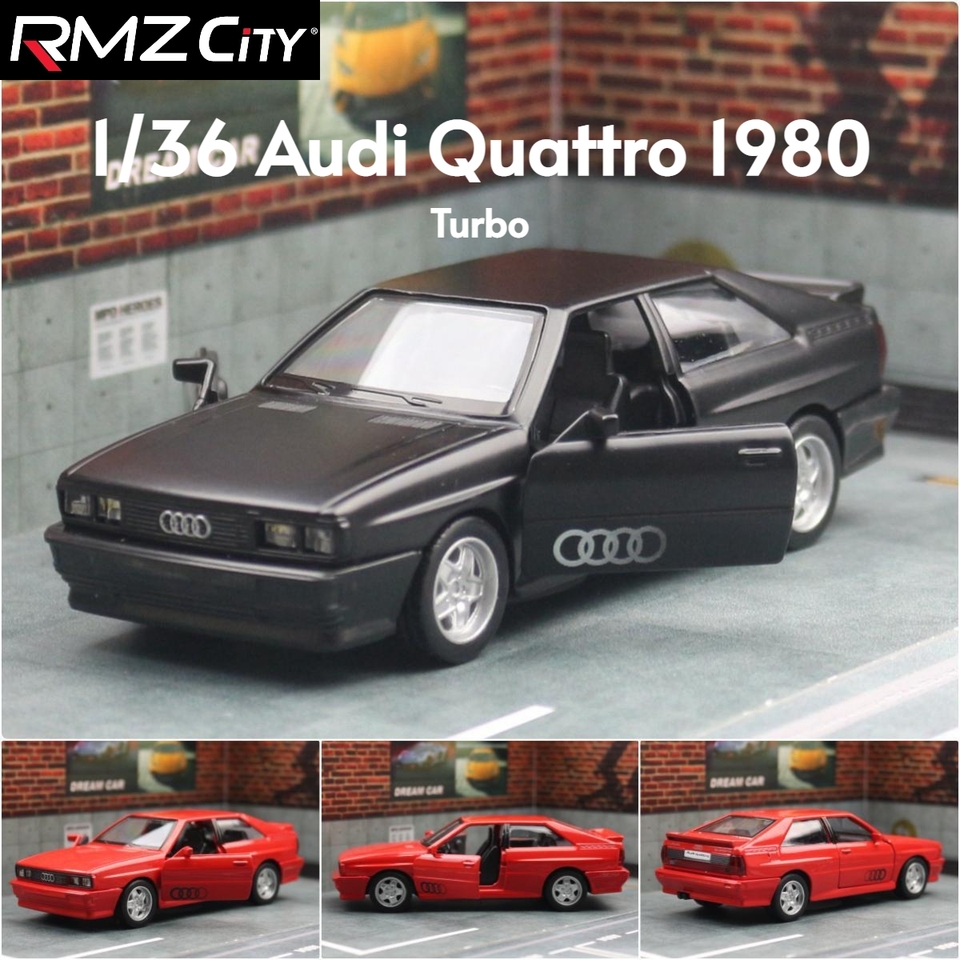 1/36 Audi Quattro Toy Car Model RMZ CiTY Miniature Free Wheel Pull