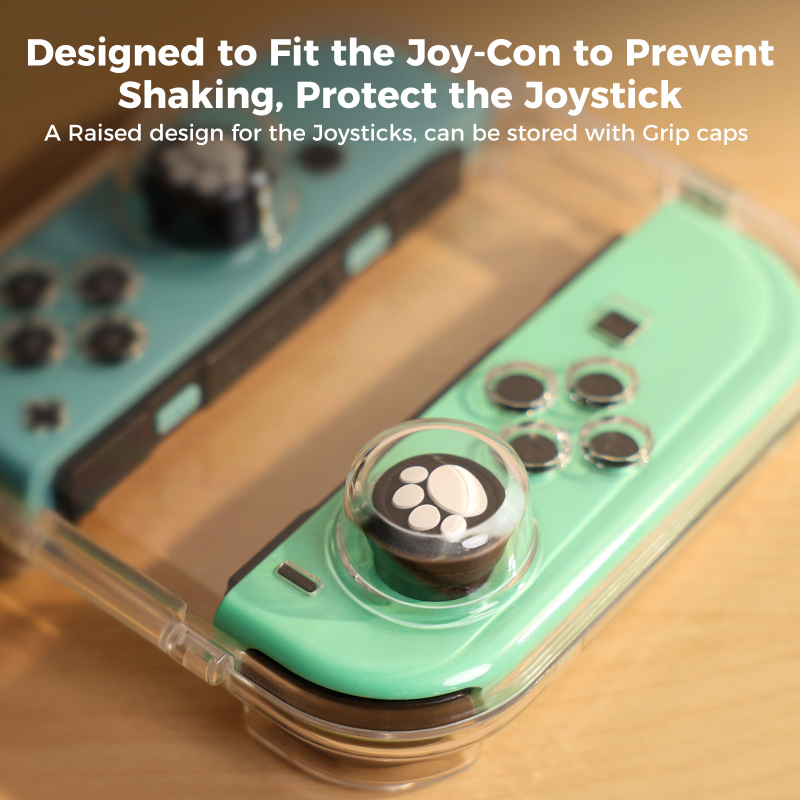 IINE PC Transparent Storage Box For Nintendo Switch Joy-Con