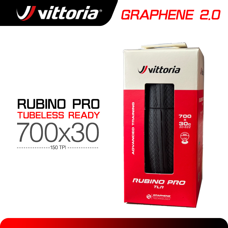 Vittoria RUBINO PRO Road Tire 700×25/28 Graphene 2.0 Tubeless