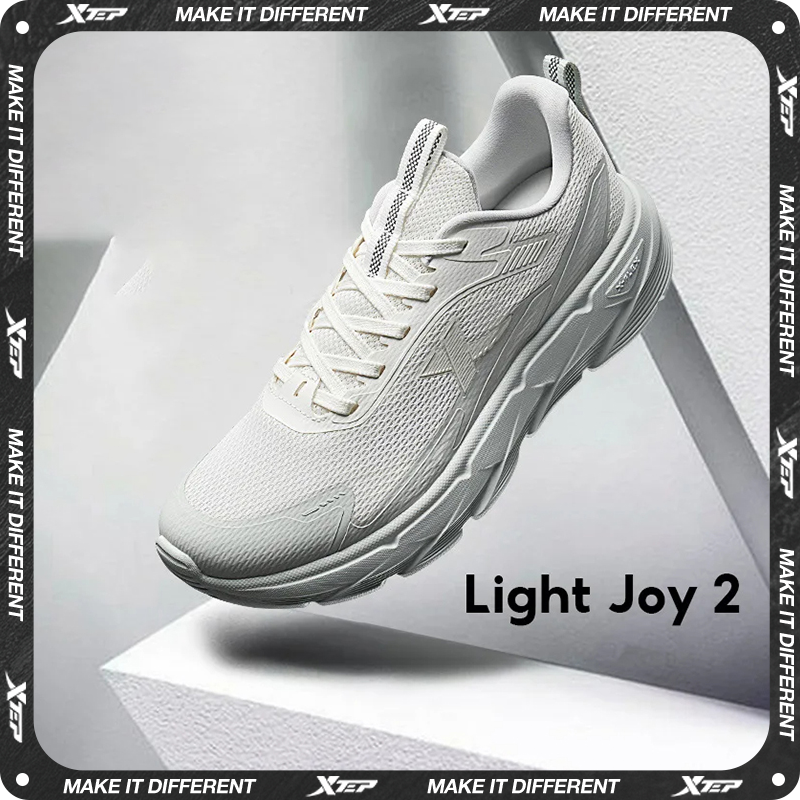 Xtep Light Joy 2 Men's Running Shoes 2025 Spring Shock-absorbing