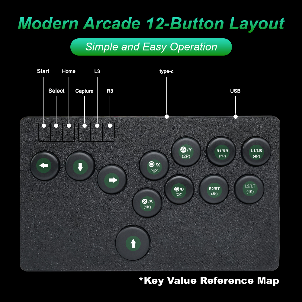 アーケードスティックコントローラー,PC,pico,ミニスタイル,ホット