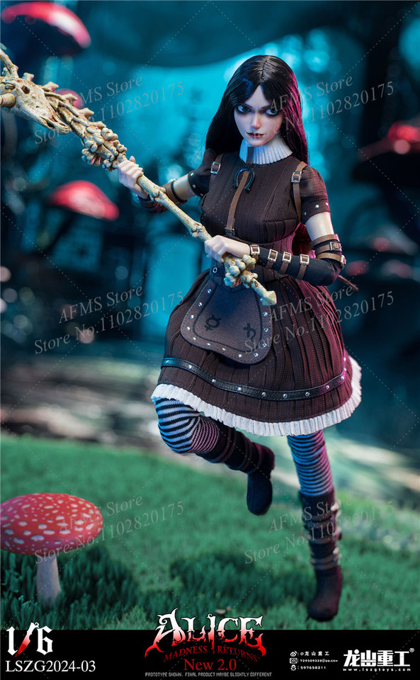 LSZG2024-03 1/6 Scale Collectible Figure Crazy Dark Girl Alice