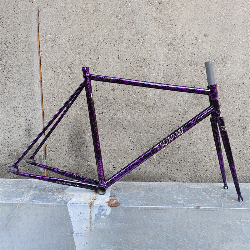 700C 自転車フレーム クロムモリブデン鋼津波 SNM4130 固定ギアピスト