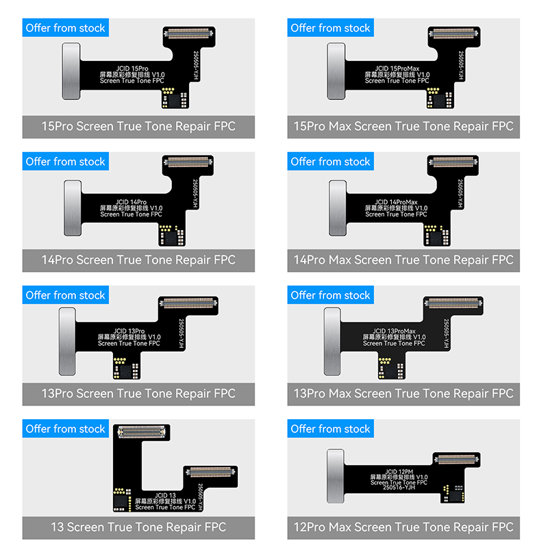 JC JCID V1SE V1SPro Screen True Tone Board For iPhone 12 13 14 15