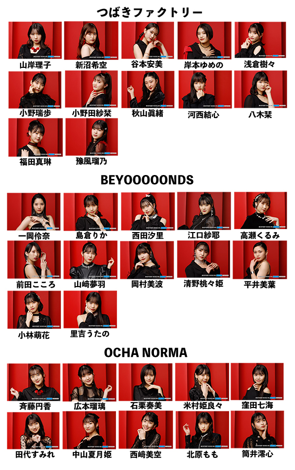 アーティスト選択 :: アーティスト :: ハロー！プロジェクト