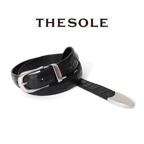 THE SOLE ザ ソール クロコダイルレザー プンターレベルト Puntale
