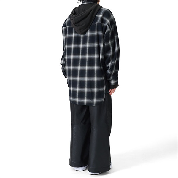 Maison MIHARA YASUHIRO ミハラヤスヒロ フード付き チェックシャツ