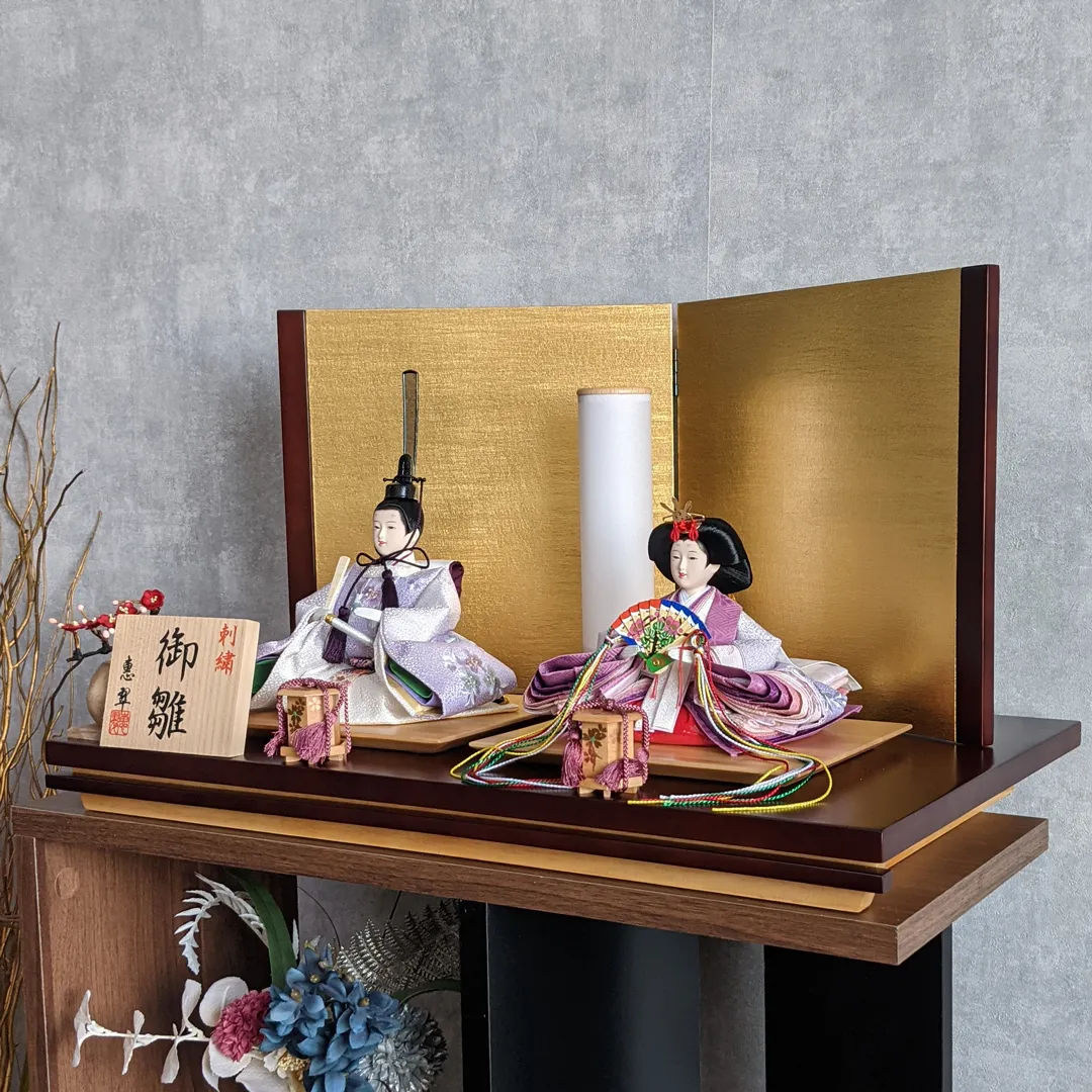 親王飾り ~月紫 tukushi～ | 商品一覧 | ベビー用品なら赤ちゃん