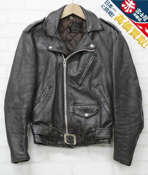 2J3630/ショット 60s サボテンタグ ワンスター レザーライダース