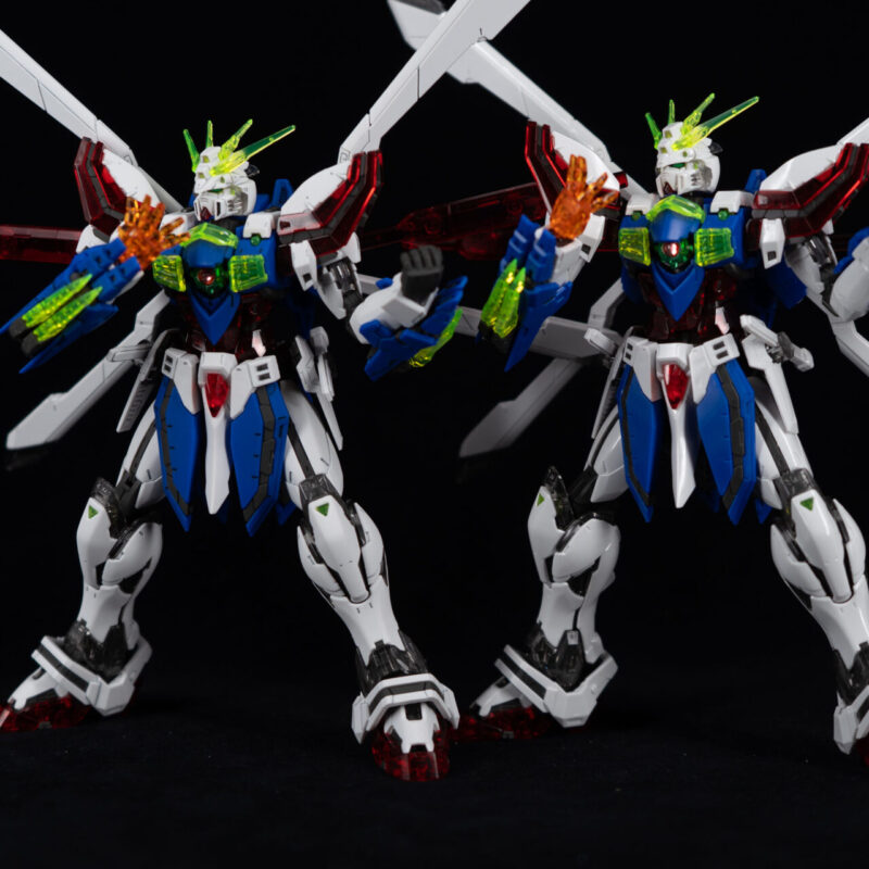 製作代行】バンダイ RG 1/144 ゴッドガンダム ソリッドクリア 完成