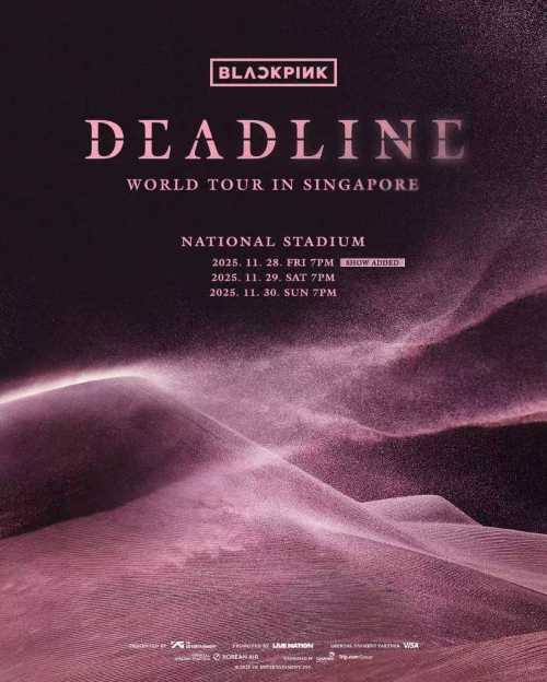 【新品未使用】BLACKPINK DEADLINE WORLD TOUR 2025 BLACKPINK “Deadline” World Tour LA!! Black pink in our area