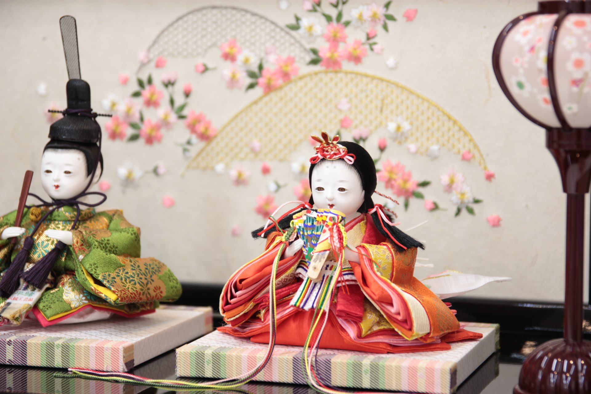 世界に一つのひな人形です。お姫様とお殿様の親王飾りです。 | 岡崎市