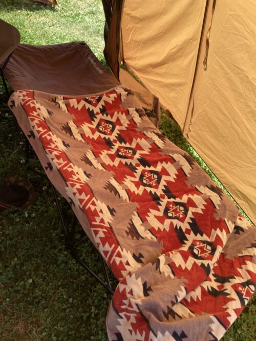 リラックスコットレビュー【ユニフレーム】 簡単設営！寝心地最高