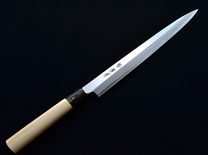 霞研水牛柄 - 堺孝行の製造・販売は青木刃物製作所
