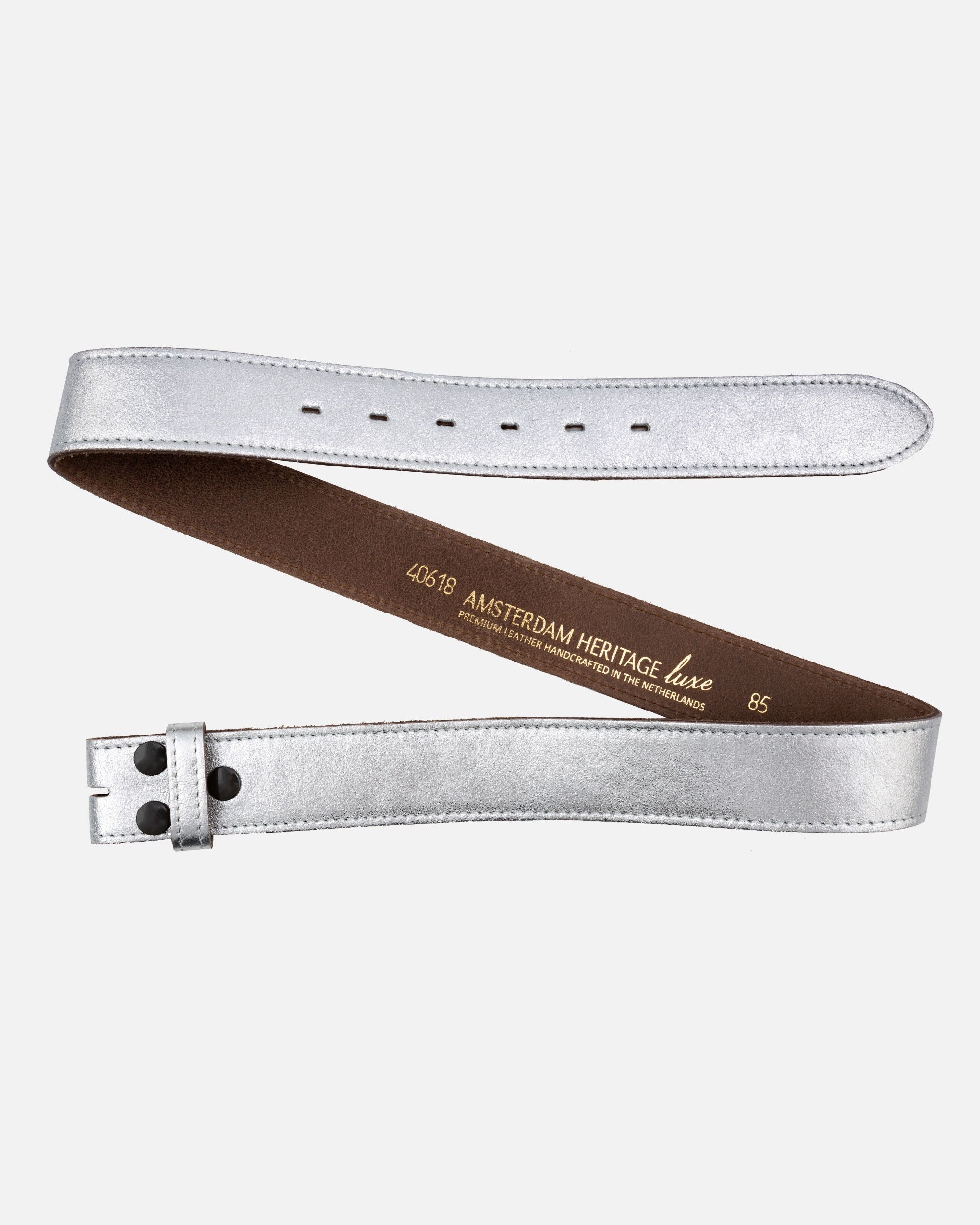 Metallic Silver Belt Strap for Belt Buckle - AMSHRTG – AMSTERDAM