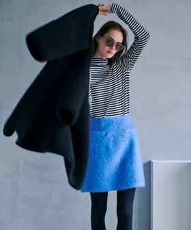 モヘヤシャギーミニスカート|allureville OFFICIAL SITE / ONLINE SHOP