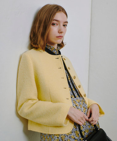 ブークレーノーカラージャケット|allureville OFFICIAL SITE / ONLINE